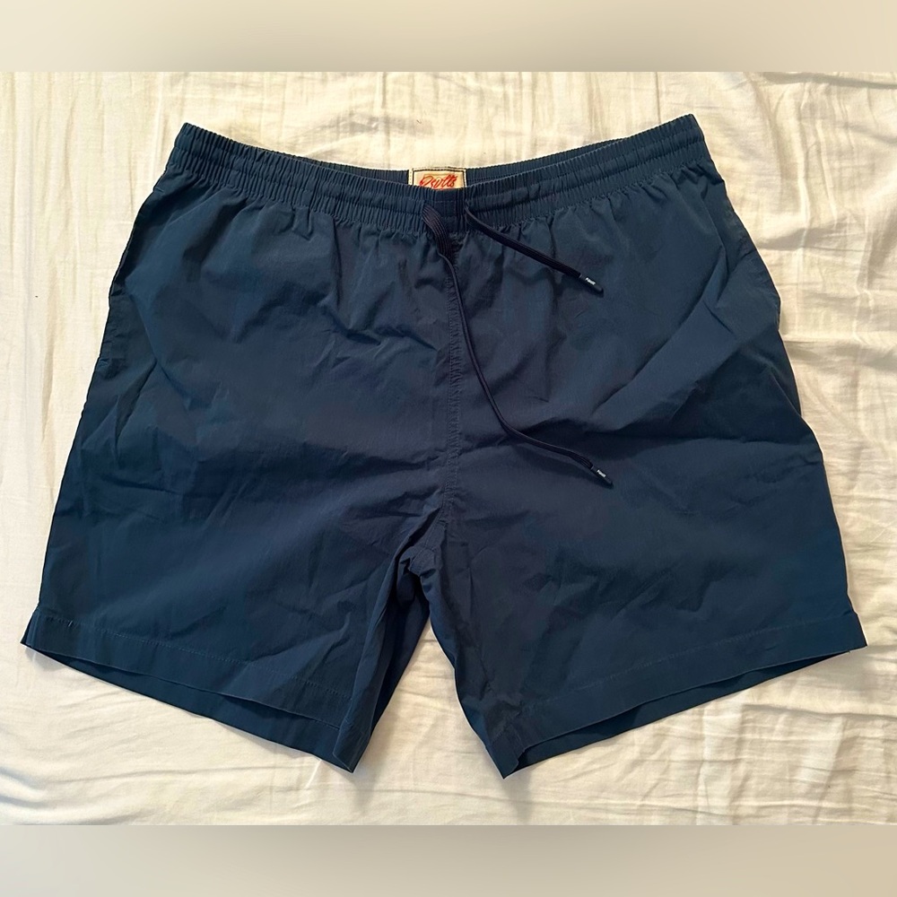 RSVLTS Cotton Stretch “Deep Sea” Hybrid Shorts